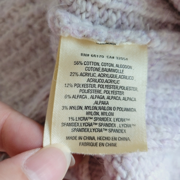 Anthropologie Angel of the North Pink Open Front Cardigan.  Fits like a L-XL - Picture 6 of 10